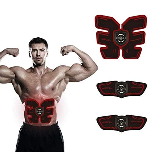 RXRENXIA Abs Stimulator Ultimate Muscle Toner,EMS Muscle Stimulator, Abs Trainer Toning Belt for Men and Women, Arm and Leg Trainer, Office, Home Gym Fitness Equipment
