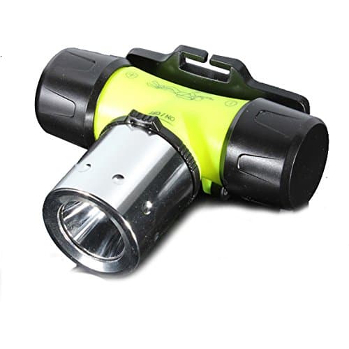 Diving Headlamp Head Torch Dive - Genwiss Light Head Lamp 800 Lumens CREE XML T6 LED Headlight Waterproof Underwater Rechargeable Flashlight for Camping Biking Working Hunting Fishing Riding Walking