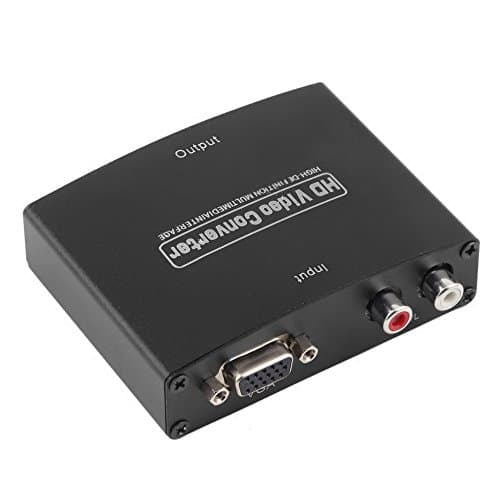 Ozright VGA w/ Audio to HDMI 1080p Converter Box w/ DC Adapter VGA TO HDMI 1080P