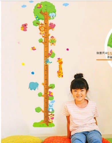 PVC Removable Height Chart Wall Sticker Decor Decal Art Nursery Room child (Tree)