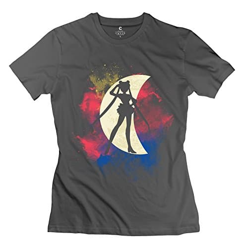 RenHe Women's Sailor Space Slim Fit T-shirts Size L DeepHeather