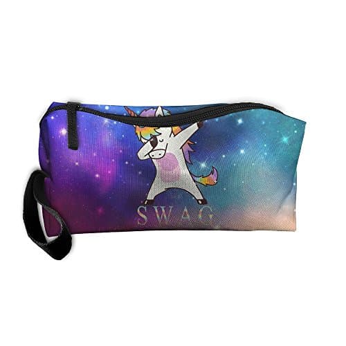 Swag Dabbing Unicorn Pencil Bag Durable Pouch Zipper Big Capacity Trave Makeup Cosmetic Bag Organizer Bag