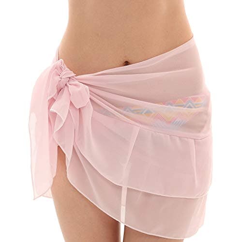 Woman Skirt Jaminy Women Chiffon Sunscreen Shawl Beach Bikini Swimwear Wrap Coverup Skirt Swimsuit