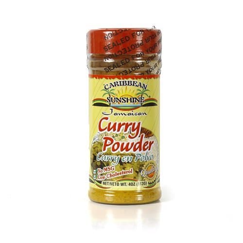 Caribbean Sunshine, CURRY POWDER, 100% JAMAICAN , 4 oz.