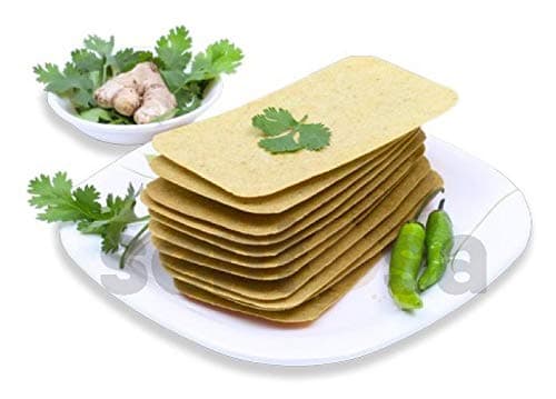 Chilli Coriander Ginger Flavoured khakhra - Ideal Gujrati Dry Snacks