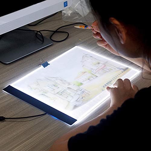 Best Quality - Diamond Painting Cross Stitch - Ultrathin 3.5mm A4 LED Light Tablet Pad Apply to EU/UK/AU/US/USB Plug Diamond Embroidery Diamond Painting Cross Stitch Tool Sets - by StrongSK - 1 PCs