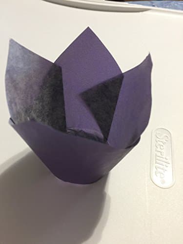 Tulip Cupcake Liner Wrappers_Royal Purple_Qty 100 per Package