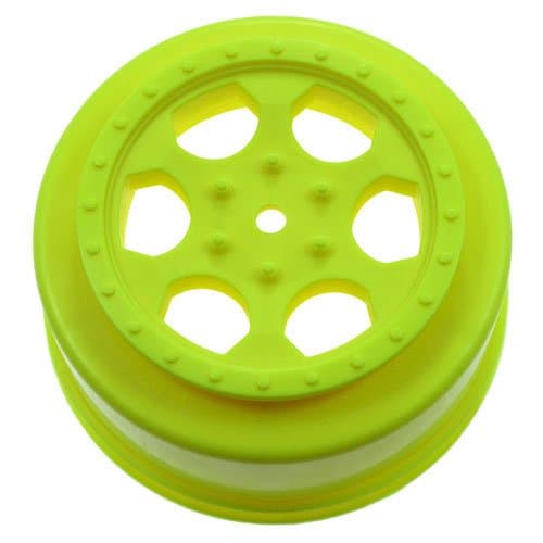 DE Racing SCTDY Trinidad SC Wheels for Team Durango DESC410R Truck, Yellow