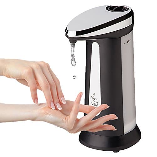 TGY Soap Dispenser Automatic Touchless Soap Dispenser IR Infrared Motion Sensor Hand Free Dish Soap for Kitchen and Bathroom