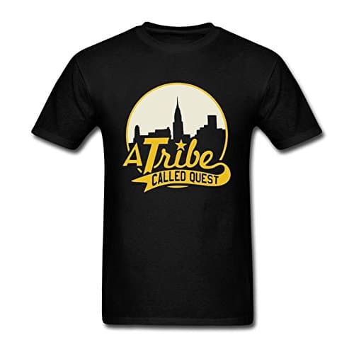 QITO Man A Tribe Called Quest Poster 100% Soft Cotton T Shirt Black M