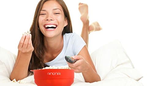 Microwave Popcorn Popper | Large Collapsible Silicon Popcorn Bowl for Your Popcorn Poppers | No Oil Needed | SAVE on Popcorn Bags Using Our Hot Air Popcorn Maker | Get BONUS Silicone Oven Mitts