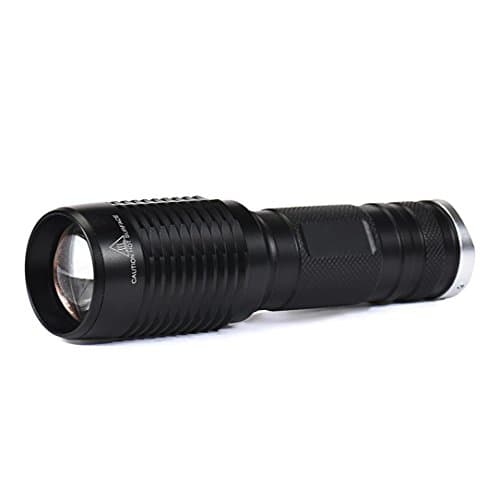 Hansunny X800 LED Flashlight Tactical XML-T6 Zoomable Torch 18650 AAA