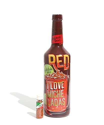 I Love Micheladas - 32oz Spicy Red Michelada Mix and Chili Powder Packet