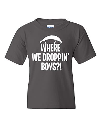 Superior Apparel Where We Dropping Boys Youth Unisex T-Shirt Tee