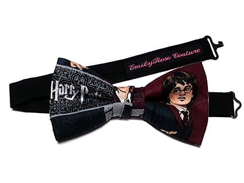 Star War-Super Heroes-Sci Fi Bow Ties (Large (12 years old to adult), Harry Potter)