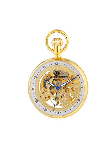 CHARLES-HUBERT PARISCharles-Hubert, Paris DWA022 Classic Collection Analog Display Mechanical Hand Wind Pocket Watch
