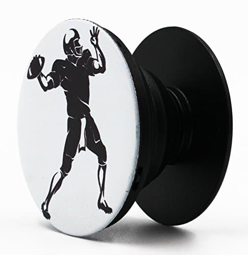 Expanding Stand And Grip Mount For Smartphones And Tablets (Iphone 6 6s 7 7S, Samsung Galaxy, Tablets, Fire) Football Player