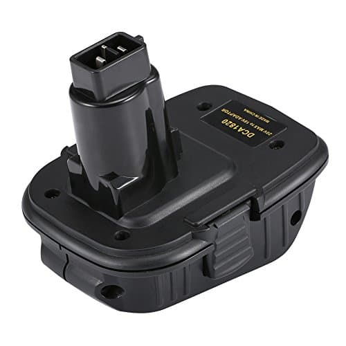 Bingogous DCA1820 Battery Adapter for Dewalt 18V Tools, Convert Dewalt 20V Lithium Ion Battery to DC9096 DC9098 DE9096 18 Volt Battery
