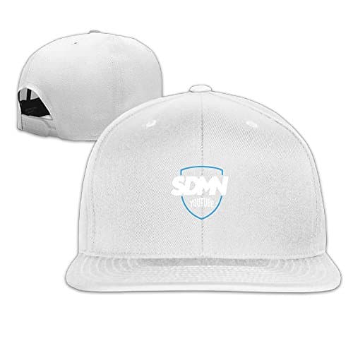 Classic Sidemen Youtube Sdmn Flat Bill Hats Boys Adjustable White