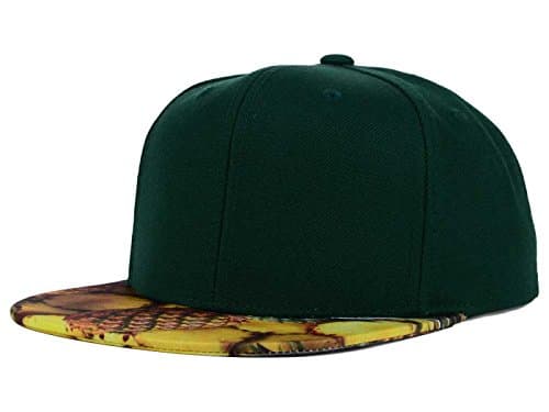 Lids Men's Printed Visor Snapback Adjustable Blank Baseball Hat Cap