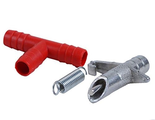 LYW 100 Sets of Red Barb Rabbit Drinker Mouse Water System Rodent Watering System