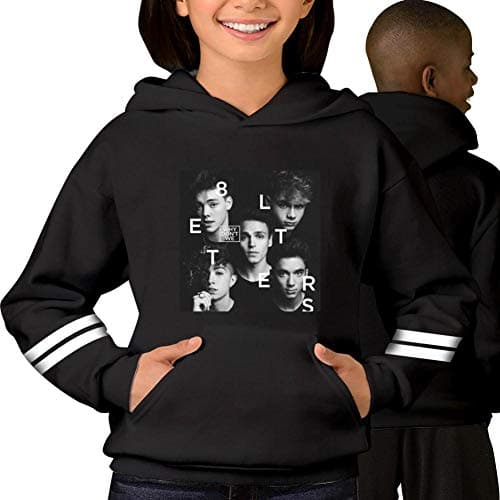 Why Don't 8 Letters Youth Hoodies Sweatshirt Unisex Sweater Pullover for Boys and Girls