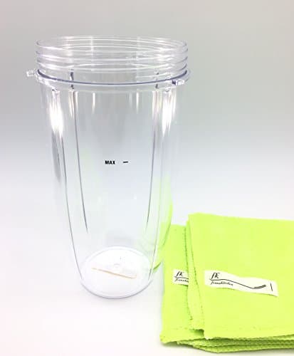 NutriBullet Cup 32 Ounce, With 2 Softest Micro Fiber Cloth by FranzKitchen