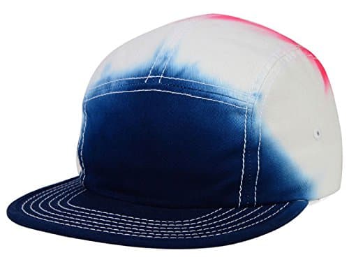 Lids Adjustable Red White & Blue Tie-Dye Americana Camper Hat Cap