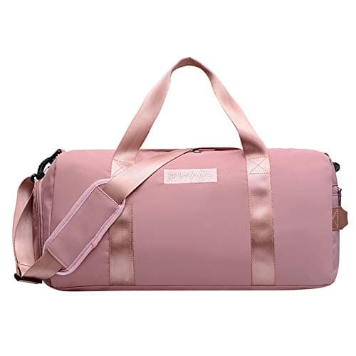 Ochioly Dry Wet Separated Gym Bag with Shoes Compartment, Sport Bag Duffle Bag Holdall Training Handbag Yoga Bag Weekend Travel Bag for Men and Women