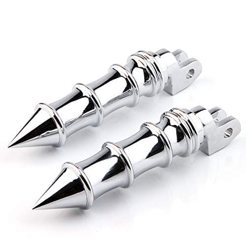 Oyocycle Motorcycle 1 Pair Foot Peg Footpegs Aluminum Anti Vibration Footrests for Harley Davidson Touring Electra Glide Softail & Dyna