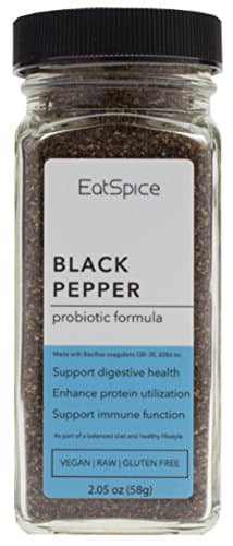 Ground Black Pepper with Probiotics by EatSpice for Digestion and Metabolism