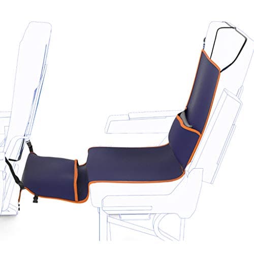 Ckssyao Multi-Functional Seat Cover, Long-Distance Aircraft Sleep Artifact Seat, Anti-Dirty, Hammock, Relax Body, Suitable for The Elderly, Children Rest,Navyblue