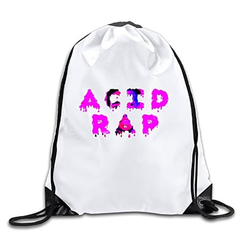 CACA Chance The Rapper Logo Drawstring Backpack Sack Bag