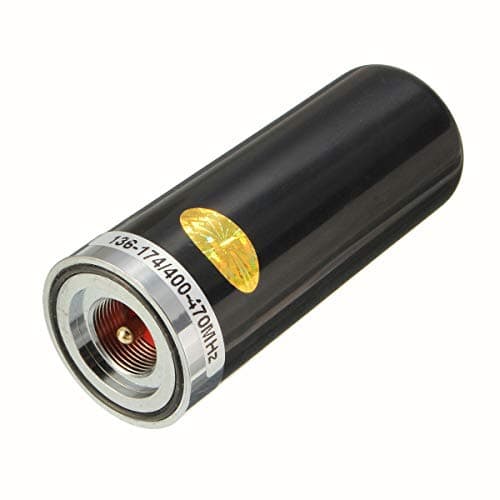 MITUHAKI HH-N2RS Dual Band Antenna VHF136-174MHz/UHF400-470MHz Male for Car Mobile Radio - 1 x Extension Arm Connector - Walkie Talkies Antenna