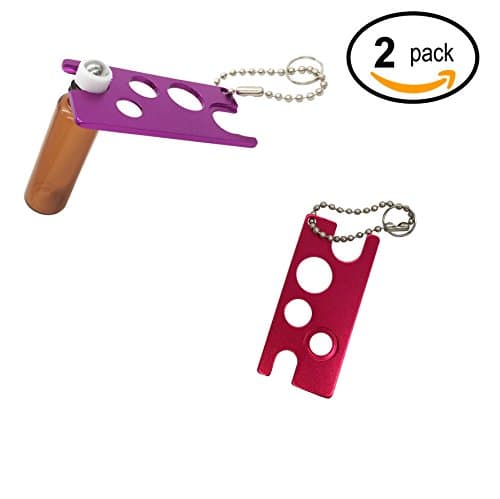 Artbright Metal Essential Oil Key Tool, An universal opener and remover for roller balls and caps on most bottles (2 PCS)