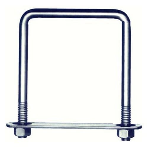 Hindley 41306 2" X 7" Square Zinc U-Bolts