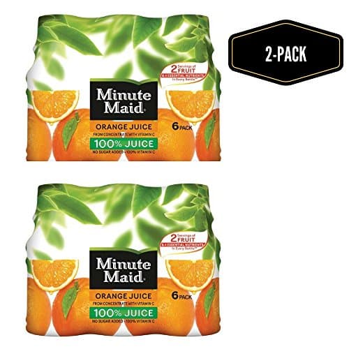 Minute Maid Juices to Go - Orange - 10 oz - 6 ct (Pack of 2)