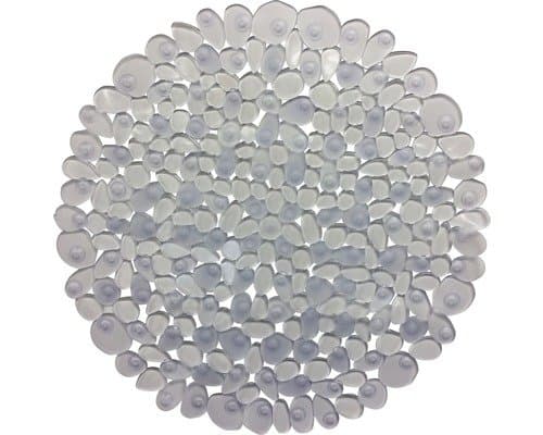 Spirella Riverstone 1009681 Shower Mat Round 57 cm Clear