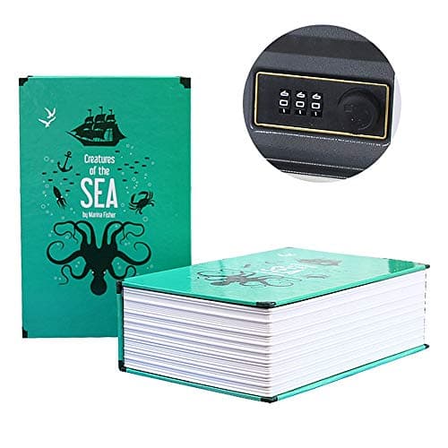 Sensexiao One Piece Book Dictionary Piggy Bank For Adults Kids Password Lock Safe Money Saving Coin Box Home Decoration Craft Safe Money Box Piggy Bank (Color : Green)