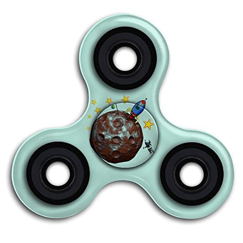 Mission To The Moon Gyro Spinner Hands Fingertip Bearing Machine Tri EDC Fidget Hand Spinner Finger Toys Fast Bearing ADHD Focus Anxiety Relief