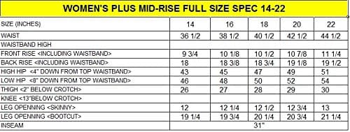 Jeans Colony Womens Plus Size Washed Comfy Stretch Skinny Jeans, White, 18