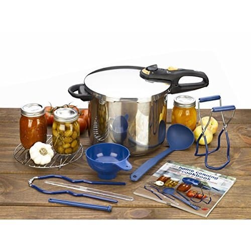 Fagor America Duo 10-piece 18/10 Tri-ply Encapsulated Bottom Pressure Cooker Canning Set