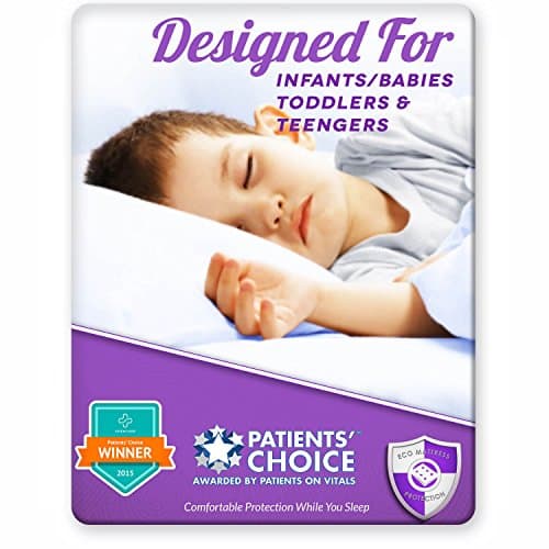 Baby and Toddler Crib Bed Wetting Protector. Prefect for Potty Training. Fits all Cribs, Cots and Day Beds. Super Soft, Easy to Wash and Dry. Award Winning Eco Mattress Protection and Proudly Made USA