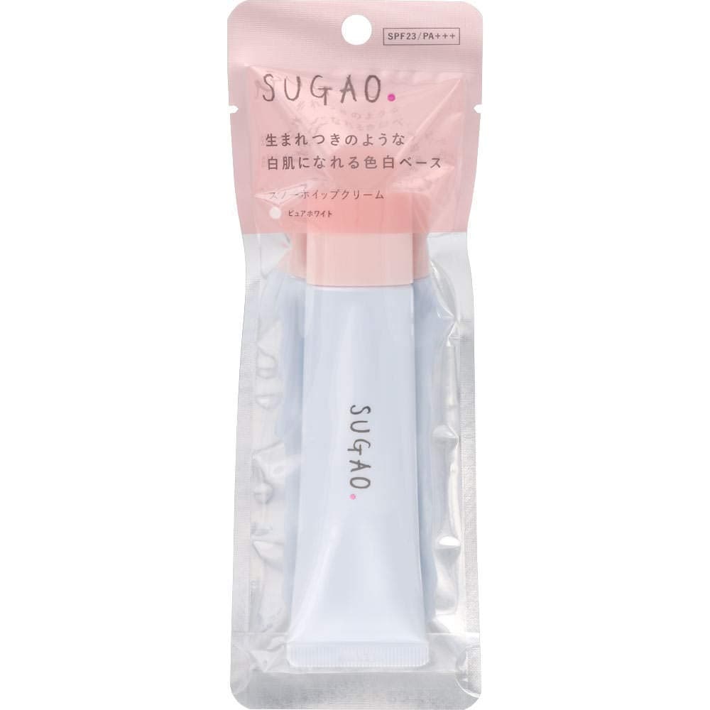 Sugao Rohto Snow Whip Cream SPF23 PA+++ 25g - Pure White (Green Tea Set)