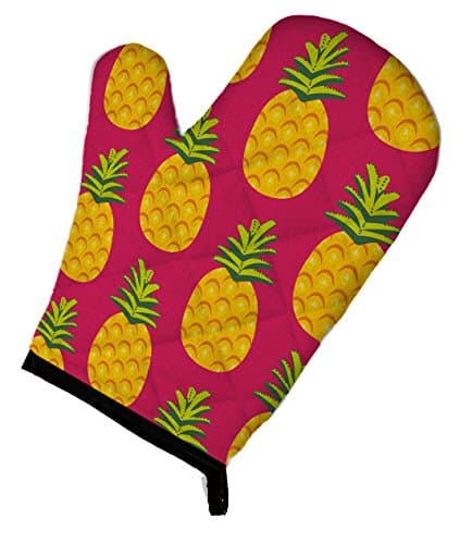 Carolines Treasures Bb5136Ovmt Pineapples On Pink Oven Mitt Large Multicolor