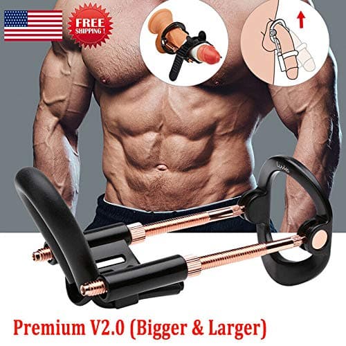 RingQ Male Device Enlarger System Stronger Growth of Up to 30% Length Premium Black V2.0