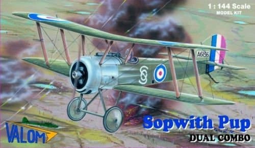 Valom Sopwith Pup Dual Combo (TWO 1/144 model kits, 14402)