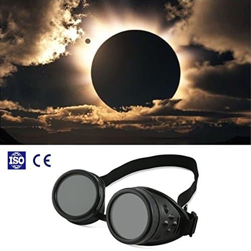 Solar Eclipse Spectacles/Safety Goggles-Adjustable to Observe the Sun Shadows,the Best Glasses Solar Filter and Viewer for Observe the Solar Eclipse (shade 14 Goggles)