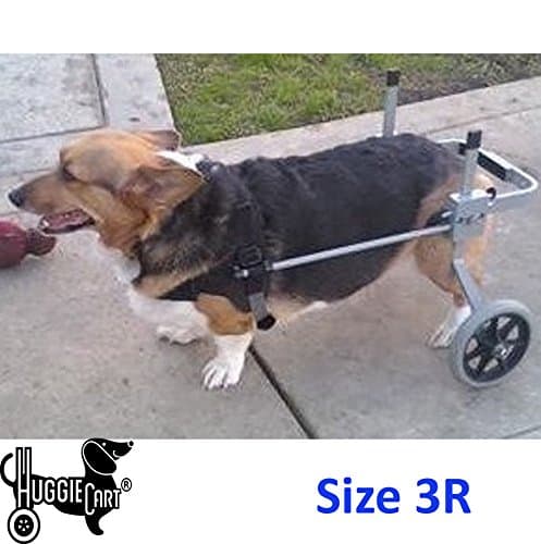 Huggiecart Dog Wheelchair for Dog 3-99 lbs 8 Sizes to Select to Fit Your Dog