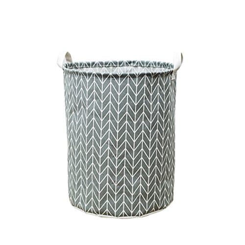 Large Size Folding Laundry Storage Basket - Dirty Clothes&amp; Kids Toy Cotton Storage /Bucket Large Size Folding Waterproof Canvas Fabric Storage Basket 